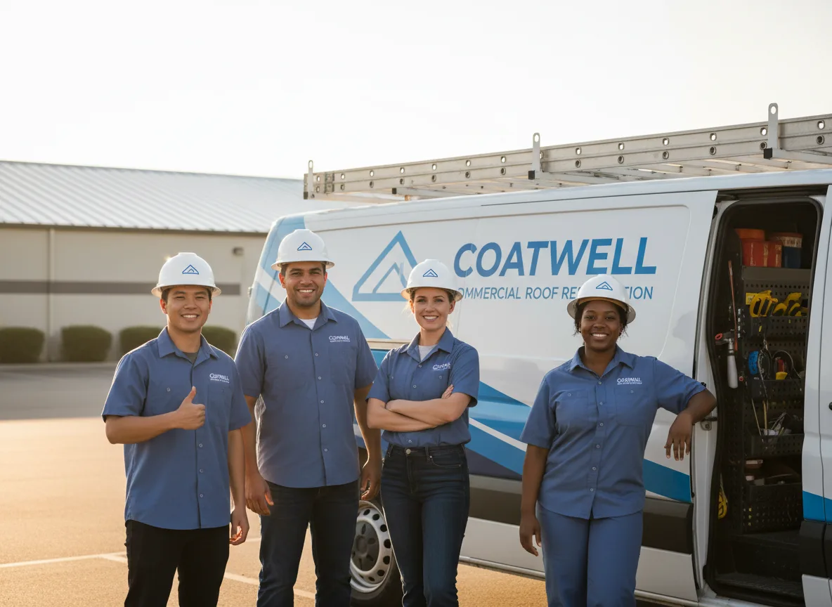Commercial roof coating company in Rotan, TX